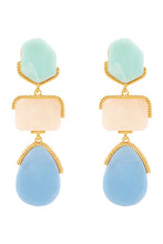 Load image into Gallery viewer, Rosy Oriana Drop Earrings
