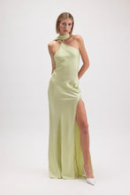 Load image into Gallery viewer, Lune Scarf Satin Dress- Sage
