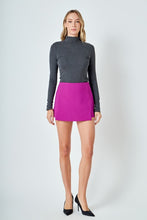 Load image into Gallery viewer, Bright Magenta Asymmetrical Skort
