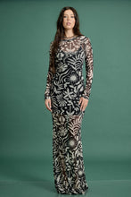 Load image into Gallery viewer, Noir Illusion Mesh Maxi Dress
