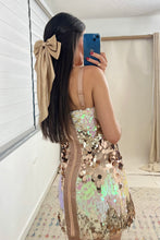 Load image into Gallery viewer, Iridescent Sequins Dress
