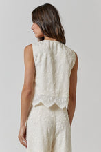 Load image into Gallery viewer, Embroidery Front Tie Top
