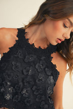 Load image into Gallery viewer, Black Floral Skirt Set
