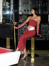 Load image into Gallery viewer, Kamala Rhinestones Skirt Set
