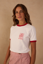 Load image into Gallery viewer, Off-White Embroidered Short Sleeve T-shirt
