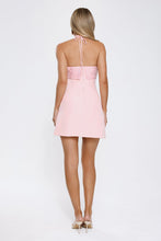 Load image into Gallery viewer, Belize Halter Mini Dress- Pink
