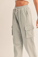 Load image into Gallery viewer, Grey Cargo Pocket Sweatpants
