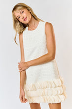Load image into Gallery viewer, Ivory Tweed Short Dress

