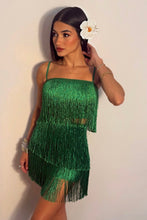 Load image into Gallery viewer, Emerald Fringe Set
