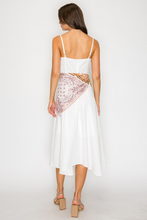 Load image into Gallery viewer, Scarf Tie Waist Midi Dress
