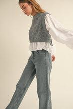 Load image into Gallery viewer, Murphy Knit Balloon Sleeve Top- H Grey
