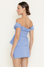 Load image into Gallery viewer, Preppy Striped Top + Skirt Set
