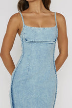 Load image into Gallery viewer, Bodycon Maxi Denim Dress
