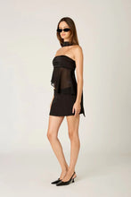 Load image into Gallery viewer, Asymmetrical Strapless Top - Black
