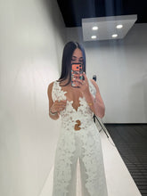 Load image into Gallery viewer, Christine White Lace Two-Piece Set
