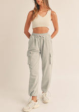 Load image into Gallery viewer, Grey Cargo Pocket Sweatpants
