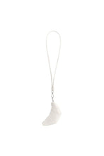 Load image into Gallery viewer, Croissant Mini White Charm Bag
