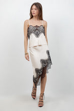 Load image into Gallery viewer, Champagne Lace Satin Top
