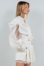 Load image into Gallery viewer, Ruffled Organza Blouse
