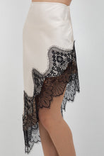 Load image into Gallery viewer, Champagne Lace Satin Skirt
