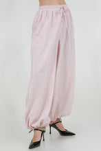 Load image into Gallery viewer, Light Pink Polka Dots Balloon Pants
