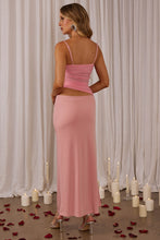Load image into Gallery viewer, Amina Mesh + Satin Cami Dress- Pink
