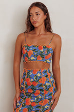 Load image into Gallery viewer, Citrus Scallop Trim Crop Top
