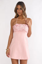 Load image into Gallery viewer, Belize Halter Mini Dress- Pink
