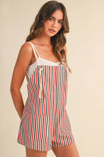 Load image into Gallery viewer, The Americana Overalls Playsuit
