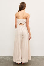 Load image into Gallery viewer, Strapless Wide Leg Jumpsuit- Natural
