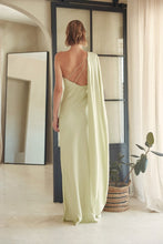 Load image into Gallery viewer, Lune Scarf Satin Dress- Sage
