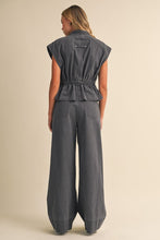 Load image into Gallery viewer, Blue Grey Utility Denim Set
