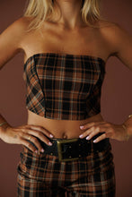 Load image into Gallery viewer, West Plaid Belted Pant Set
