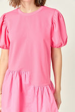 Load image into Gallery viewer, SS Pink Mini Dress
