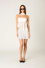 Load image into Gallery viewer, Asymmetrical Strapless Top - White
