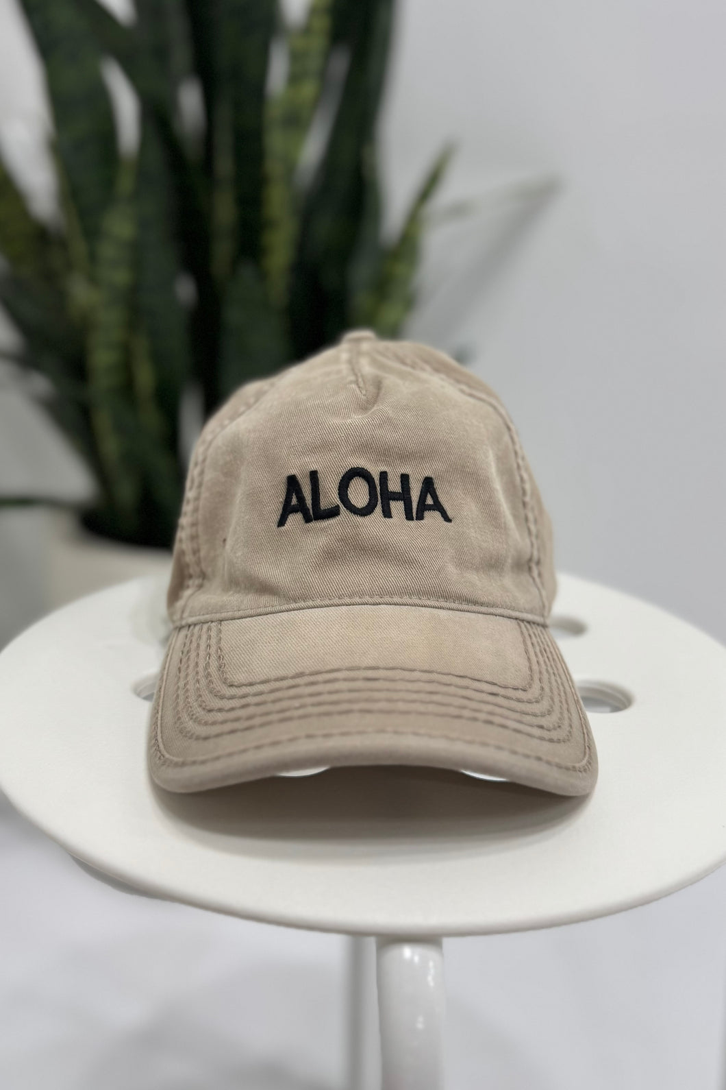 Aloha Vintage Cap- Taupe