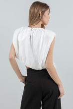 Load image into Gallery viewer, Alaia Asymmetrical Top- Ivory
