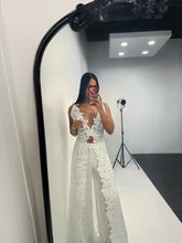 Load image into Gallery viewer, Christine White Lace Two-Piece Set

