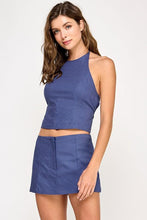 Load image into Gallery viewer, Linen Halter Top + Skirt set
