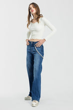 Load image into Gallery viewer, High Rise Relaxed Wide Leg Jeans
