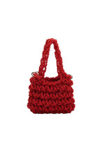 Load image into Gallery viewer, Red Mini Beaded Crossbody Bag
