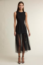 Load image into Gallery viewer, Simone Dotted Mesh Dress
