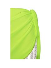 Load image into Gallery viewer, Neon Rhinestone Fringe Sarong
