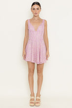 Load image into Gallery viewer, Romantic Lilac Lace Mini Dress
