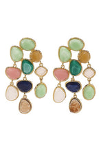 Load image into Gallery viewer, Tiered Tassel Dangle Earrings

