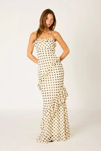 Load image into Gallery viewer, Polka Dot Cascade Maxi Dress
