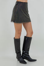 Load image into Gallery viewer, Gigi Rhinestones Mini Skirt
