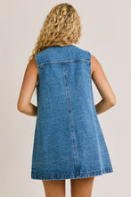 Load image into Gallery viewer, Denim Button Down Dress
