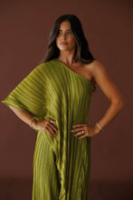 Load image into Gallery viewer, Olive Pleated One Shoulder Set
