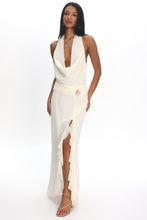 Load image into Gallery viewer, Siren Seashell Drape Maxi Dress
